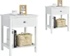 COSTWAY comodino con cassetto, tavolino a 2 livelli in Anteprima dell’immagine prodotto 1