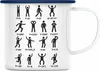 Trendation - Mathe Gleichungen Lustige Emaille Tasse Produktbild-Vorschau 1