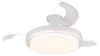 Globo Lighting Deckenventilator Metall weiß matt, LED Produktbild-Vorschau 1