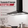 Hotte aspirante LEVIVO 90 cm à recyclage d'air & évacuation Voir les images du produit 4