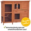 zooprinz Hasenstall Kaninchenstall Krümmel | Rot-Braun | Produktbild-Vorschau 5