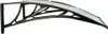 A black and transparent awning is shown against a white background. Náhled obrázku produktu