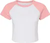 Bella Women´s Micro Rib Raglan Baby Tee Produktbild-Vorschau 2