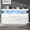 STILVORA Sideboard Hochglanz-Buffetschrank,Kaffeebar mit Produktbild-Vorschau 2