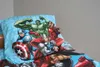 A close-up view of a bedding set featuring the Avengers characters. Produktbild-Vorschau