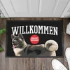 Trendation - Willkommen Fußmatte Grafik Schmutzfangmatte Produktbild-Vorschau 2