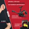 Paradox Fishing Firetiger Barsch Kombo Spinnrute 2,10m Produktbild-Vorschau 3