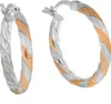 Zeeme Basic Ohrringe 925/- Sterling Silber 2,0cm mehrfarbig Produktbild-Vorschau 1