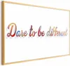 Posterpapier Poster - Dare to Be Different 30x21 cm Text Produktbild-Vorschau 1