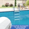 Nerezový rebrík do bazéna XMTECH s 3 stupňami 132 cm - Náhľad obrázku produktu 5