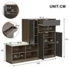 Meuble de rangement pour chaussures avec coussin de siège, Voir les images du produit 2