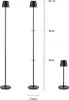 Selltec LED Stehleuchte Touch höhenverstellbar, dimmbar per Produktbild-Vorschau 8