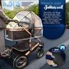 Kiduku Passeggino Combinato 3 in 1 Beige/Marrone Anteprima dell’immagine prodotto 12