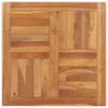 Piano del tavolo in teak massiccio 70×70×2,5 cm Anteprima dell’immagine prodotto 7