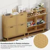 ProximaX Schuhschrank 100x24x95 cm mit Klapptüren, Produktbild-Vorschau 3