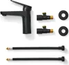 2x tubo flessibile DN8 IG 3/8"-M10x1 500 mm nero e nero Anteprima dell’immagine prodotto 8