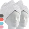 ELEXACARE Haarturban, Turban Handtuch mit Knopf (2 St., Produktbild-Vorschau 1