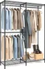 SONGMICS Kleiderständer, offener Kleiderschrank, Garderobe Produktbild-Vorschau 2