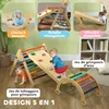 AIYAPLAY 5 en 1 Triangle arche d'escalade enfants en bois Voir les images du produit 3