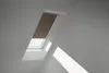 VELUX Verdunkelungsrollo uni nougat manuell Rahmen Produktbild-Vorschau 1
