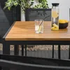 home24 Gartentisch - Akazie massiv / Aluminium Produktbild-Vorschau 4