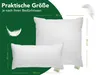 Daunenkissen 3-Kammer 40x80 cm | Ergonomisch, stützend & Produktbild-Vorschau 3
