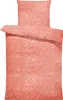 Bettwäsche 135x200 cm meliert stone washed Optik terracotta Produktbild-Vorschau 1
