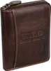 A close-up shot of a brown leather wallet. Produktbild-Vorschau