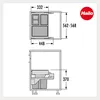 Hailo 3610961 AS Cargo Soft short 600 20/10/10/D dunkelgrau Produktbild-Vorschau 5