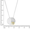 Celesta Silber Halskette 925 Silber 2farbig mit Zirkonia Produktbild-Vorschau 2