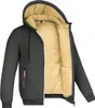 ASKSA Herren Gefuettert Fleece Kapuzenpullover Zipper Produktbild-Vorschau 1