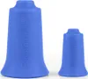 Two blue silicone cups of different sizes are shown against a white background. Produktbild-Vorschau
