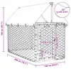 vidaXL Vonkajšia búda pre psov so strechou 200x100x150 cm Náhľad obrázku produktu 7