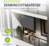 Vertikální markýza Juskys Barbados 200 x 310 cm – ochrana Náhled obrázku produktu 2