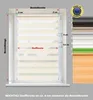 Doppelrollo Vanille 75x150cm Klemm-Fix - System Click Produktbild-Vorschau 3
