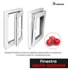 Finestra Framex per cantina Finestra in PVC Vetro satinato Anteprima dell’immagine prodotto 6