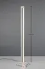 Lampada da terra moderna grigia orientabile per soggiorno e Anteprima dell’immagine prodotto 3