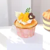 6Pcs Artificial Fake Cupcake Simulation Decorative Cupcake Voir les images du produit 4