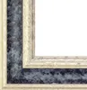 Bilderrahmen Florenz - 21x29,7 cm (DIN A4), Schwarz Silber Produktbild-Vorschau 5