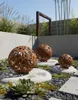 Boule métallique décorative – Feuilles D23cm structure Voir les images du produit 8