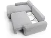 Ecksofa mit Schlaffunktion und Bettkasten, Cord Sofa - Produktbild-Vorschau 8