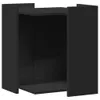 vidaXL Katzenklo Schwarz 42x42x51 cm Holzwerkstoff Produktbild-Vorschau 1