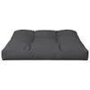 vidaXL Palettenkissen Schwarz 80x80x12 cm Stoff Produktbild-Vorschau 4