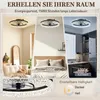 HOMCOM Deckenventilator Leise LED mit Beleuchtung und Produktbild-Vorschau 4