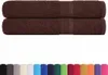 vidaXL Saunatücher FROGN 2 Stk. Braun 80x200 cm 360 g/m² Produktbild-Vorschau 1