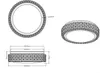 LED stropné svietidlo nástenné svietidlo PEGASUS Ø28cm Náhľad obrázku produktu 5