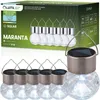 LUMILED 6x Set Solar Kristallglas Hängende LED Kugeln IP44 Produktbild-Vorschau 10