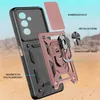 An exploded view of a phone case with its components labeled. Produktbild-Vorschau