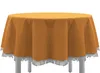 Gartentischdecke mit Fransen Tischdecke rund oval eckig Produktbild-Vorschau 2