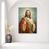 Leinwandbild jesus christus 80x120 cm Feeby farbe wandbild Produktbild-Vorschau 2